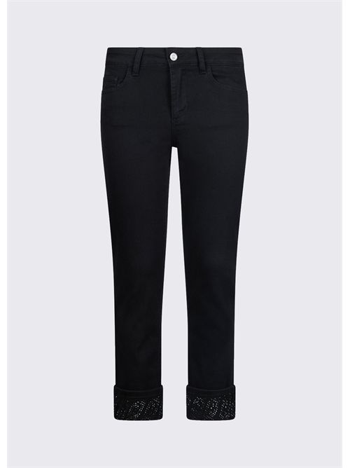 Pants woman black LIU JO | UA6006T2594/22222